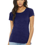 Bella + Canvas Womens Short Sleeve Crewneck T-Shirt - Navy Blue