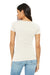 Bella + Canvas BC8413/8413 Womens Short Sleeve Crewneck T-Shirt Oatmeal Model Back
