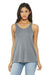 Bella + Canvas BC8800/8800 Womens Flowy Tank Top Heather Grey Model Front
