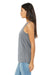 Bella + Canvas BC8800/8800 Womens Flowy Tank Top Heather Grey Model Side