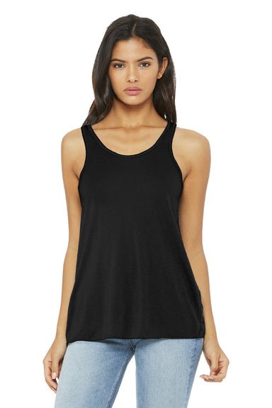 Bella + Canvas BC8800/8800 Womens Flowy Tank Top Black Model Front