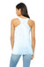 Bella + Canvas BC8800/8800 Womens Flowy Tank Top Blue Marble Model Back