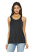 Bella + Canvas BC8800/8800 Womens Flowy Tank Top Heather Dark Grey Model Front