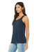 Bella + Canvas BC8800/8800 Womens Flowy Tank Top Heather Navy Blue Model 3Q