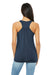 Bella + Canvas BC8800/8800 Womens Flowy Tank Top Heather Navy Blue Model Back