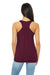 Bella + Canvas BC8800/8800 Womens Flowy Tank Top Maroon Model Back