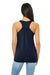 Bella + Canvas BC8800/8800 Womens Flowy Tank Top Midnight Blue Model Back