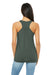 Bella + Canvas BC8800/8800 Womens Flowy Tank Top Military Green Model Back