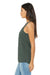 Bella + Canvas BC8800/8800 Womens Flowy Tank Top Military Green Model Side