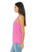 Bella + Canvas BC8800/8800 Womens Flowy Tank Top Neon Pink Model Side