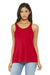 Bella + Canvas BC8800/8800 Womens Flowy Tank Top Red Model Front