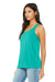 Bella + Canvas BC8800/8800 Womens Flowy Tank Top Teal Green Model 3Q