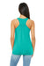 Bella + Canvas BC8800/8800 Womens Flowy Tank Top Teal Green Model Back
