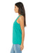 Bella + Canvas BC8800/8800 Womens Flowy Tank Top Teal Green Model Side