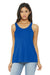 Bella + Canvas BC8800/8800 Womens Flowy Tank Top True Royal Blue Model Front
