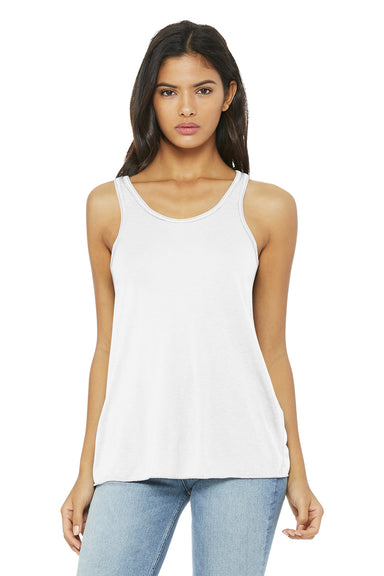 Bella + Canvas BC8800/B8800/8800 Womens Flowy Tank Top White Model Front