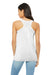 Bella + Canvas BC8800/8800 Womens Flowy Tank Top White Marble Model Back