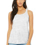 Bella + Canvas Womens Flowy Tank Top - White Marble - Closeout