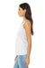 Bella + Canvas BC8800/8800 Womens Flowy Tank Top White Marble Model Side