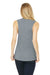 Bella + Canvas BC8803/8803 Womens Flowy Muscle Tank Top Heather Grey Model Back