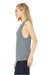 Bella + Canvas BC8803/8803 Womens Flowy Muscle Tank Top Heather Grey Model Side