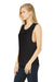 Bella + Canvas BC8803/8803 Womens Flowy Muscle Tank Top Heather Black Model 3Q