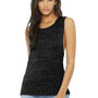 Bella + Canvas Womens Flowy Muscle Tank Top - Black Marble - Closeout