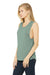 Bella + Canvas BC8803/8803 Womens Flowy Muscle Tank Top Dusty Blue Model 3Q