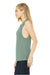 Bella + Canvas BC8803/8803 Womens Flowy Muscle Tank Top Dusty Blue Model Side