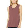 Bella + Canvas Womens Flowy Muscle Tank Top - Mauve
