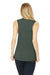 Bella + Canvas BC8803/B8803/8803 Womens Flowy Muscle Tank Top Military Green Model Back