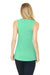Bella + Canvas BC8803/8803 Womens Flowy Muscle Tank Top Mint Green Model Back
