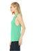 Bella + Canvas BC8803/8803 Womens Flowy Muscle Tank Top Mint Green Model Side