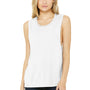Bella + Canvas Womens Flowy Muscle Tank Top - White