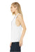 Bella + Canvas BC8803/8803 Womens Flowy Muscle Tank Top White Model Side