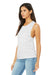 Bella + Canvas BC8803/B8803/8803 Womens Flowy Muscle Tank Top White Marble Model 3Q