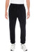 Burnside BU8800 Mens Fleece Jogger Sweatpants w/ Pockets Black Model Front
