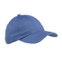 Big Accessories Mens Brushed Twill Adjustable Hat - Ice Blue