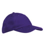 Big Accessories Mens Brushed Twill Adjustable Hat - Purple