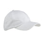 Big Accessories Youth Brushed Twill Adjustable Hat - White