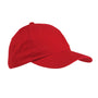 Big Accessories Youth Brushed Twill Adjustable Hat - Red