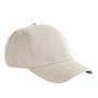 Big Accessories Mens Brushed Twill Adjustable Hat - Stone