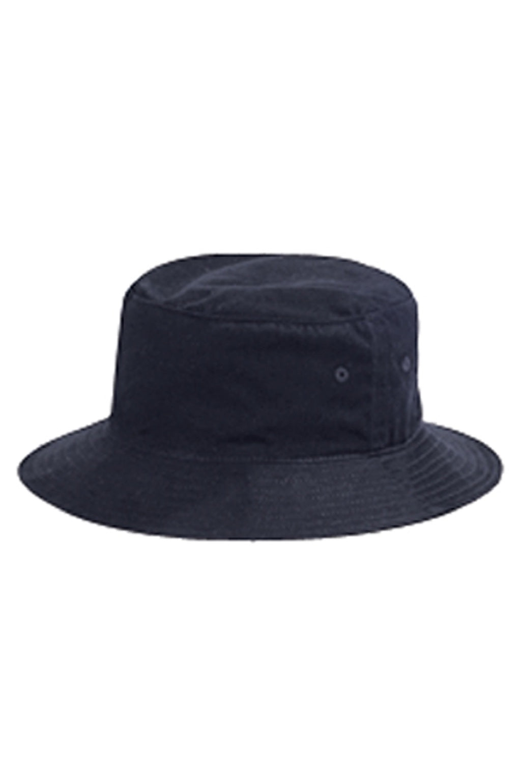 Big Accessories Hats BX003 Mens Crusher Bucket Hat Black Flat Front