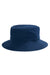 Big Accessories Hats BX003 Mens Crusher Bucket Hat Navy Blue Flat Front