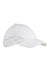 Big Accessories BX005 Mens Adjustable Hat White Flat Front