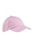Big Accessories BX005 Mens Adjustable Hat Light Pink Flat Front