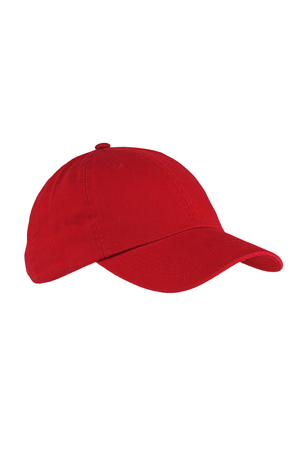 Big Accessories BX005 Mens Adjustable Hat Red Flat Front