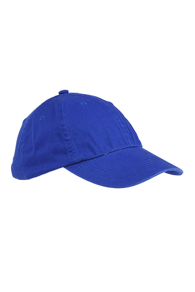 Big Accessories BX005 Mens Adjustable Hat Royal Blue Flat Front