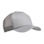 Big Accessories Mens Adjustable Trucker Hat - Light Grey