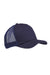 Big Accessories BX010 Mens Adjustable Trucker Hat Navy Blue Flat Front